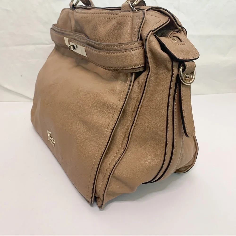 GUESS Faux Leather Kelly double handle Handbag - Picture 11 of 16